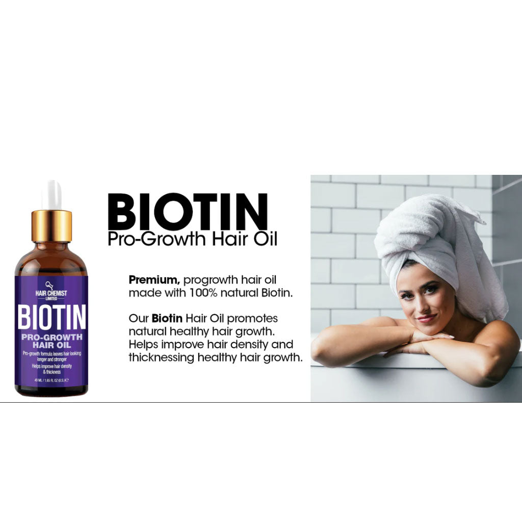 Hair Chemist Biotin Pro Growth Hair Oil 49ml bottle