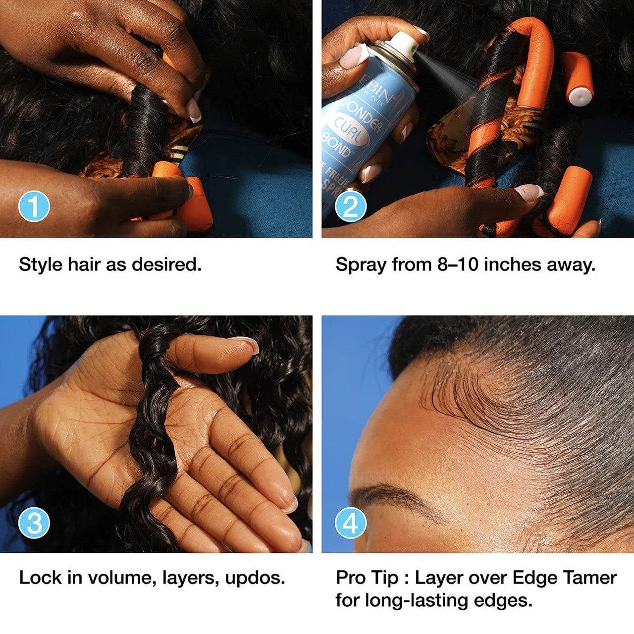 Ebin Wonder Curl Bond Holding Spray Sports Edition - usage guide | CC Hair and Beauty Leeds