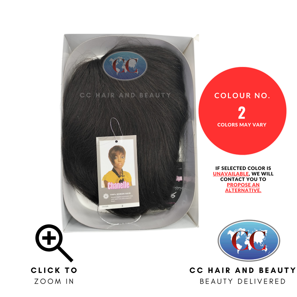Sleek Human Hair Wig Fashion - Chanelle Wig-Colour 2