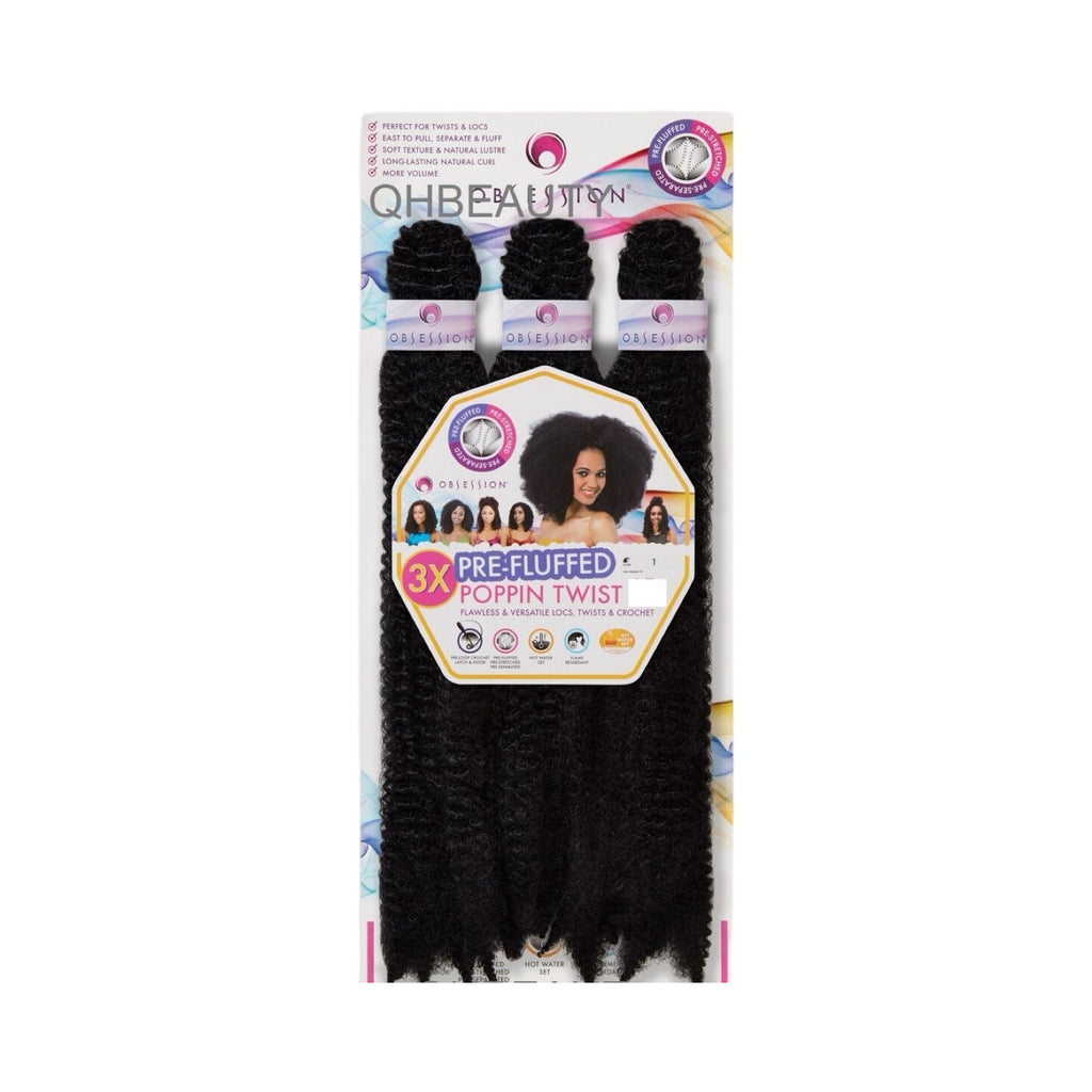 Obsession 3X Pre Fluffed Water Pop In Twist Crochet & Twists Locs Hair 24"