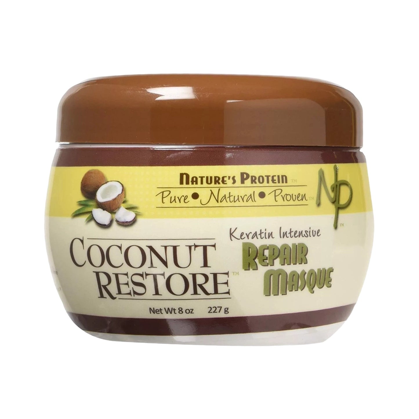 Nature's Protein Coconut Restore Keratin Intensive Repair Masque 8oz