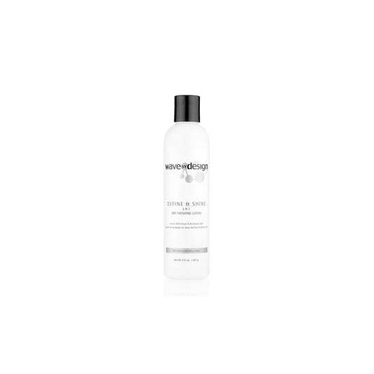 Design Essentials Wave By Design Define & Shine 2-N-1 Dry Finishing Lotion 8oz bottle