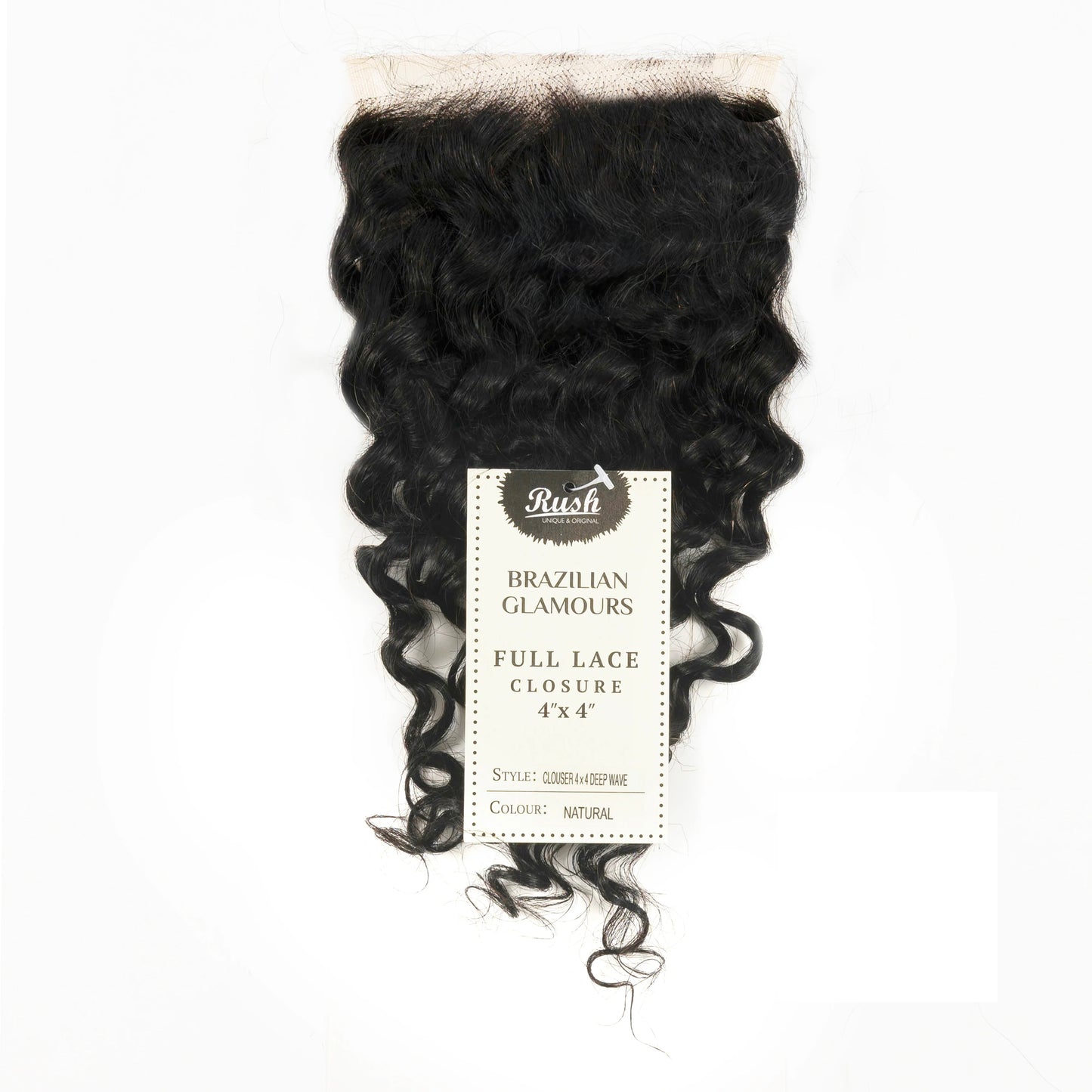 Brazilian Glamour 4X4 Full Lace Closure - Body Wave Available in 10, 12, 14, 18"