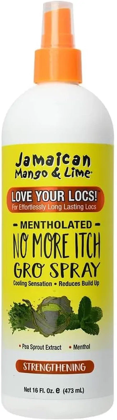 Jamaican Mango & Lime No More Itch Gro Spray - 16 Oz - product detail | CC Hair & Beauty