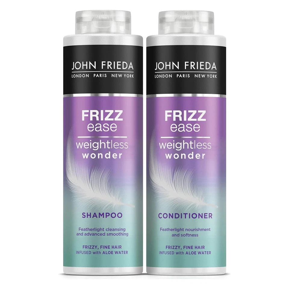 John Frieda Frizz Ease Duo 2x Shampoo & 2x Conditioner, 500ml