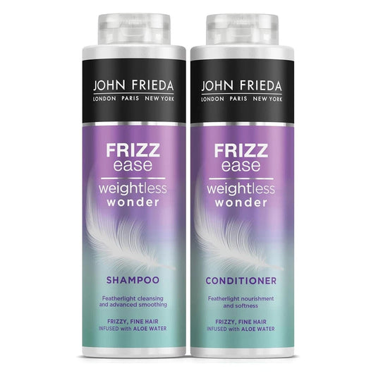 John Frieda Frizz Ease Duo 2x Shampoo & 2x Conditioner, 500ml
