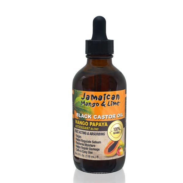 Jamaican Mango & Lime Black Castor Oil - mango Papaya - 4oz