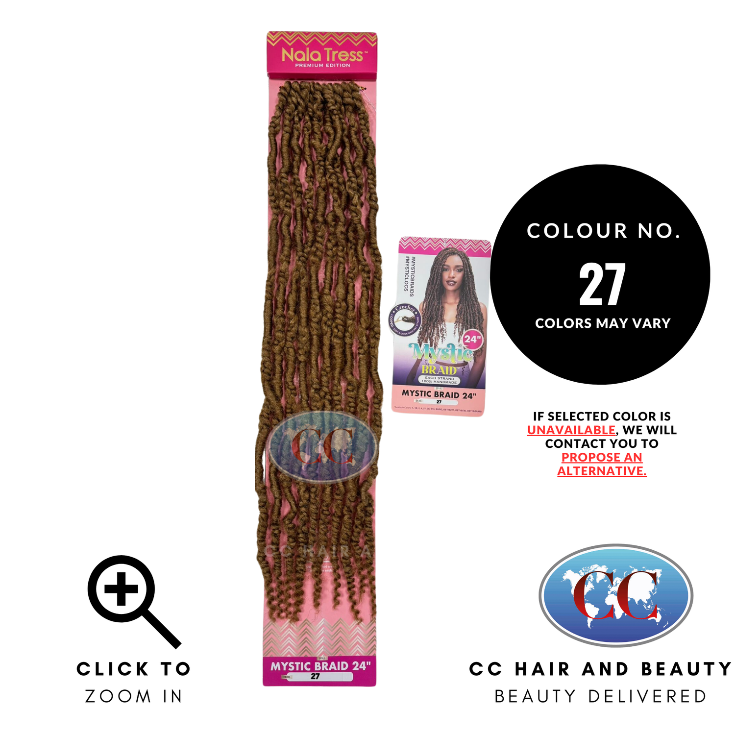 Janet Collect Crochet Braids Nala Tress Mystic Braid 24"-Colour 27
