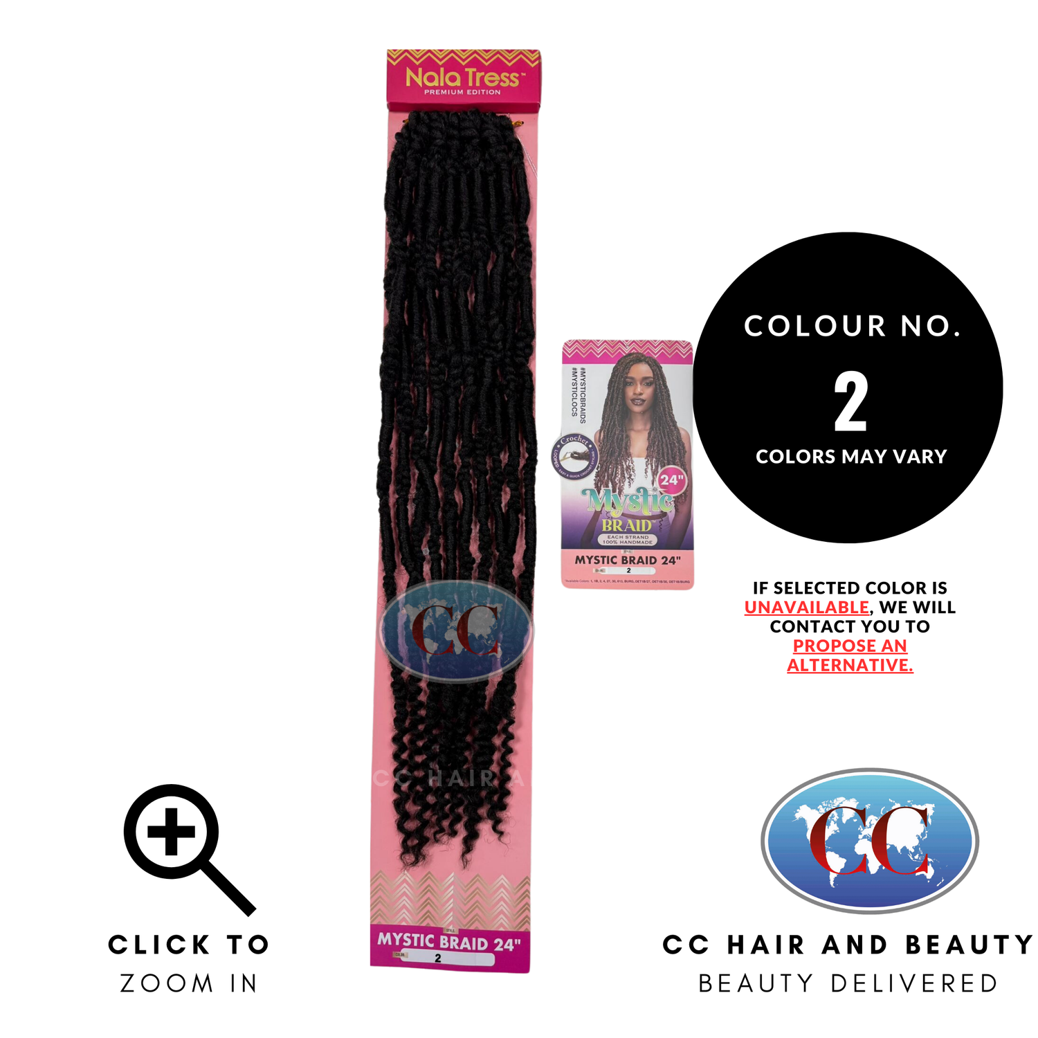 Janet Collect Crochet Braids Nala Tress Mystic Braid 24"-Colour 2