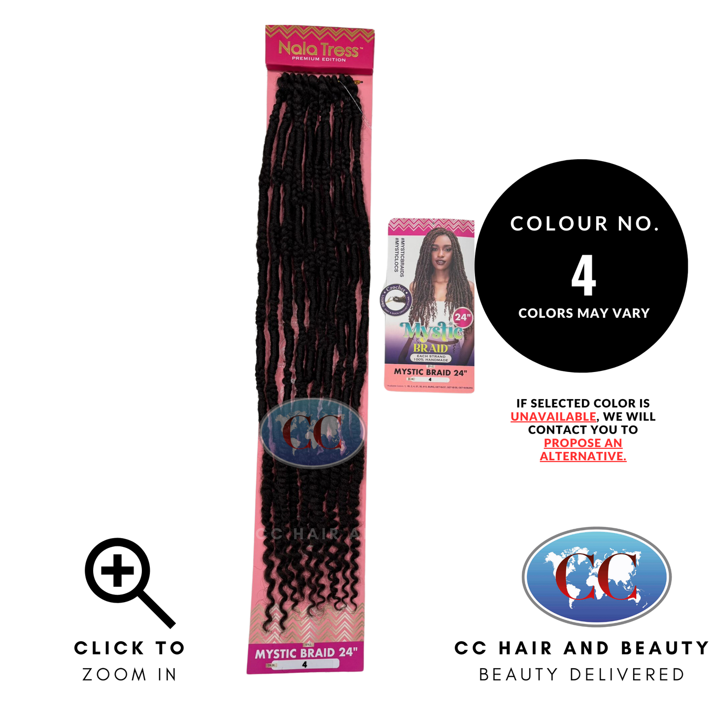 Janet Collect Crochet Braids Nala Tress Mystic Braid 24"-Colour 4