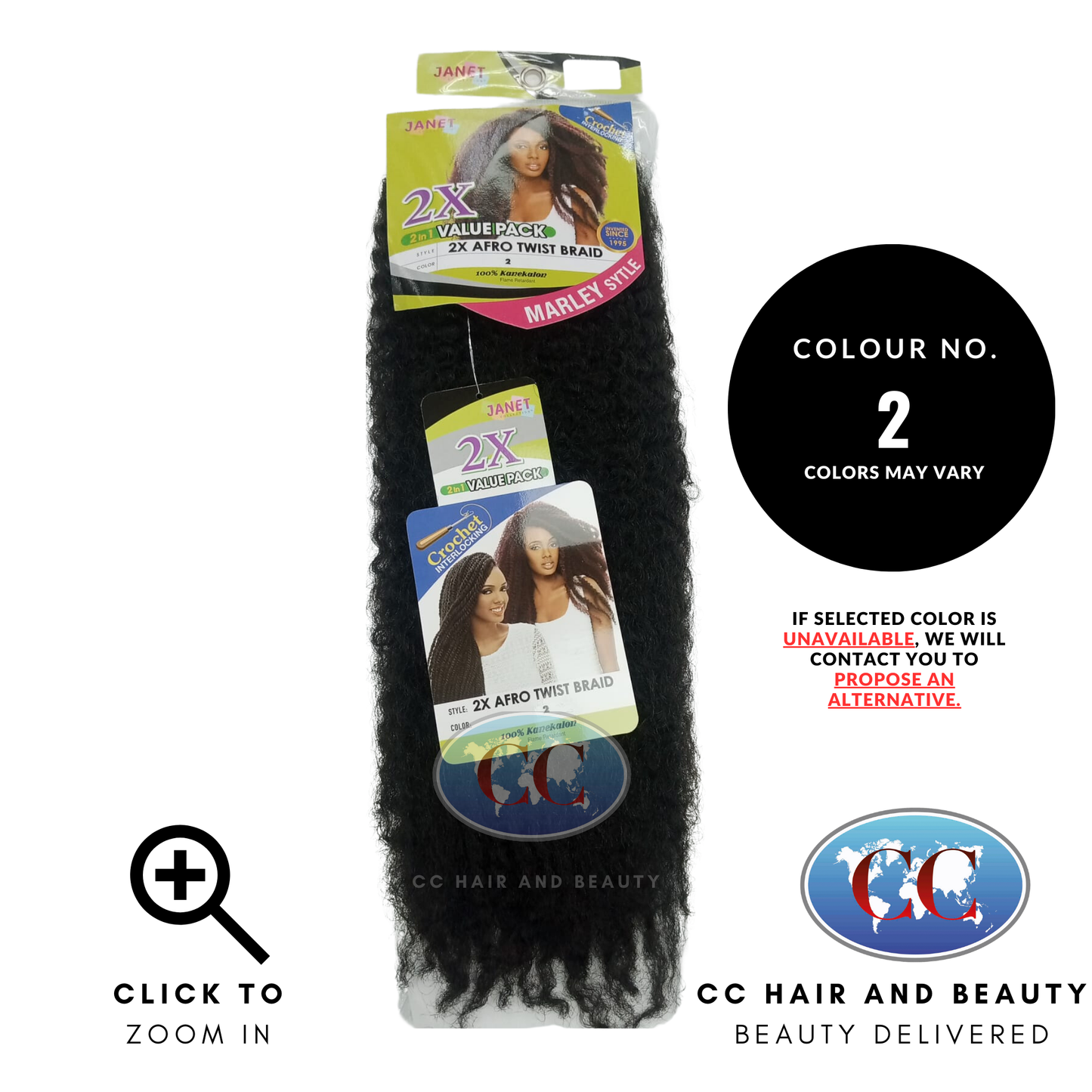 Janet Collection Afro Twist Braid-colour 2