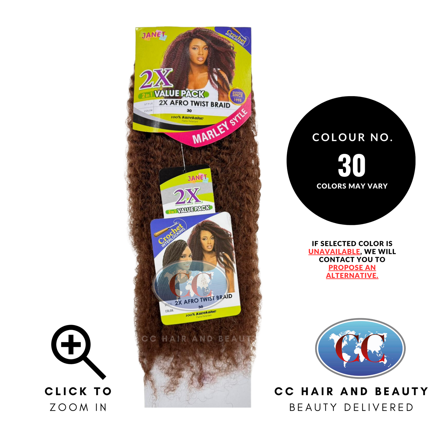 Janet Collection Afro Twist Braid-Colour 30