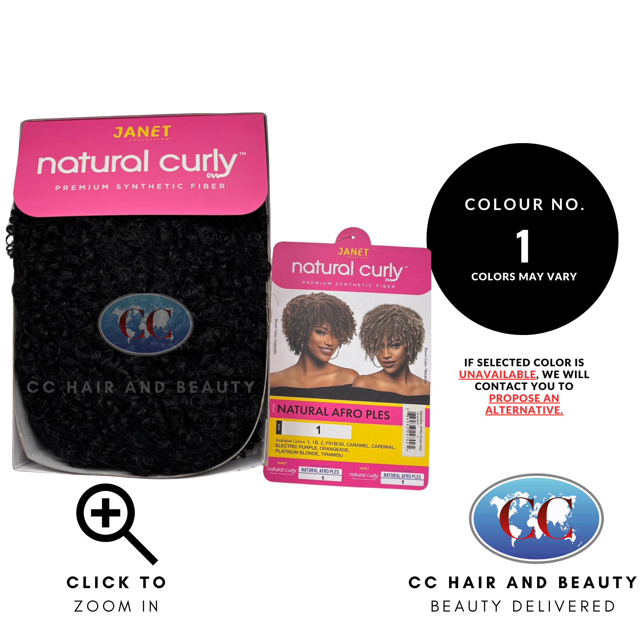 Janet Collection Natural Curly Premium | CC Hair & Beauty – CC Hair And ...