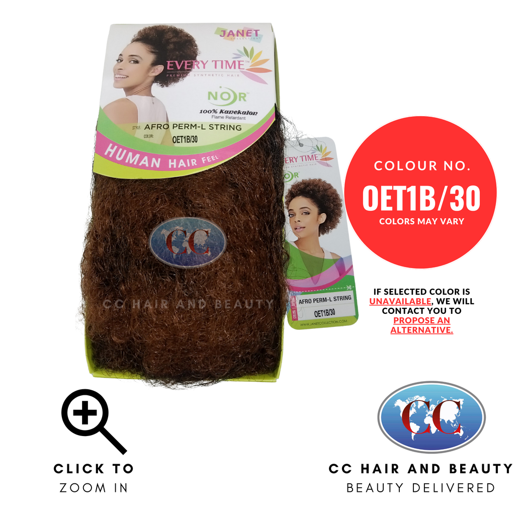 Janet Collection Ponytail - Afro Perm-L String-Colour OET1B/30