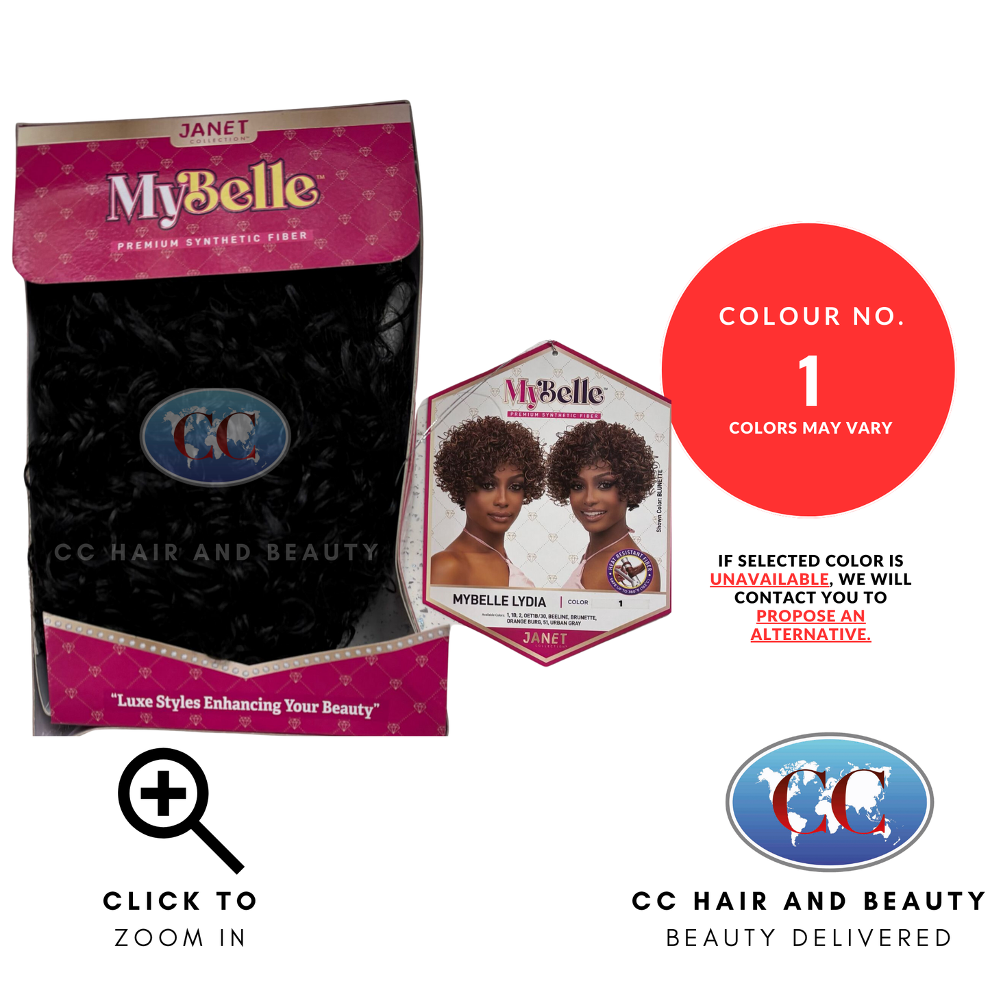 Janet Collection Synthetic Hair Wig - Mybelle Lydia