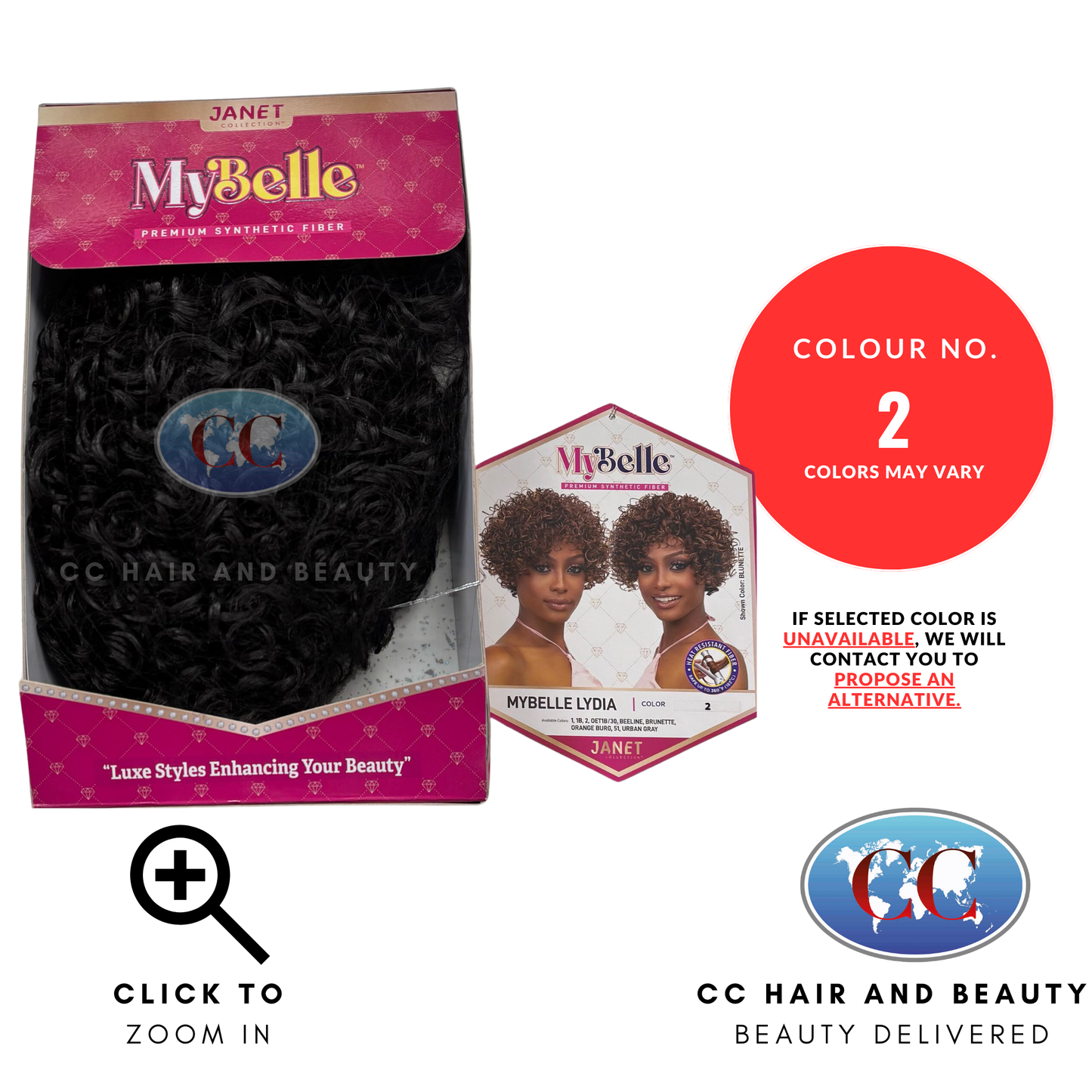 Janet Collection Synthetic Hair Wig - Mybelle Lydia