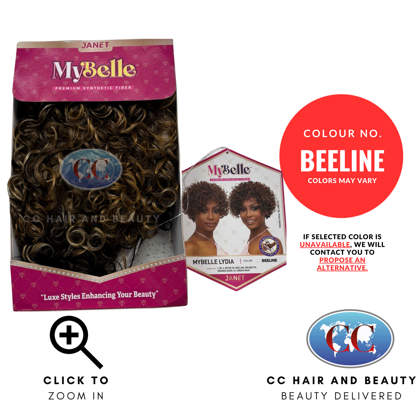Janet Collection Synthetic Hair Wig - Mybelle Lydia