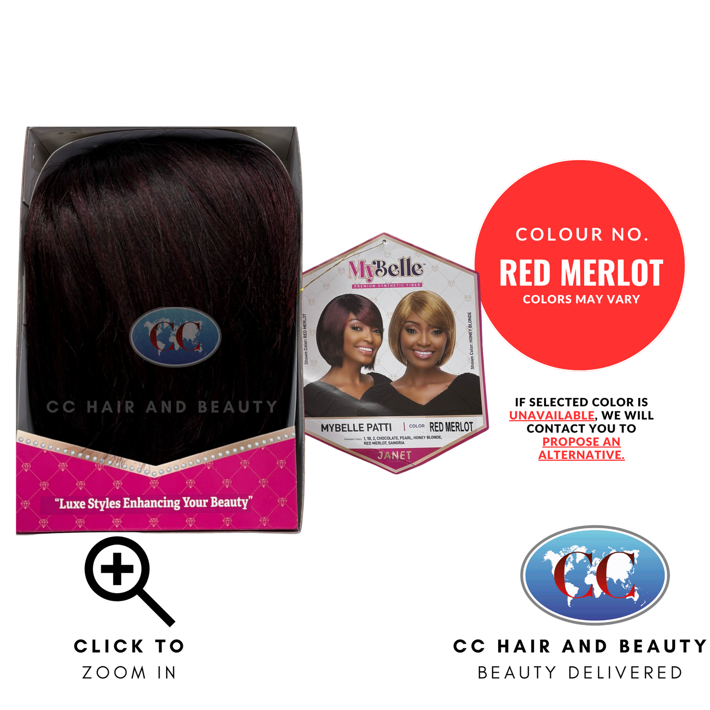 Janet Collection Synthetic Hair Wig - Mybelle Patti