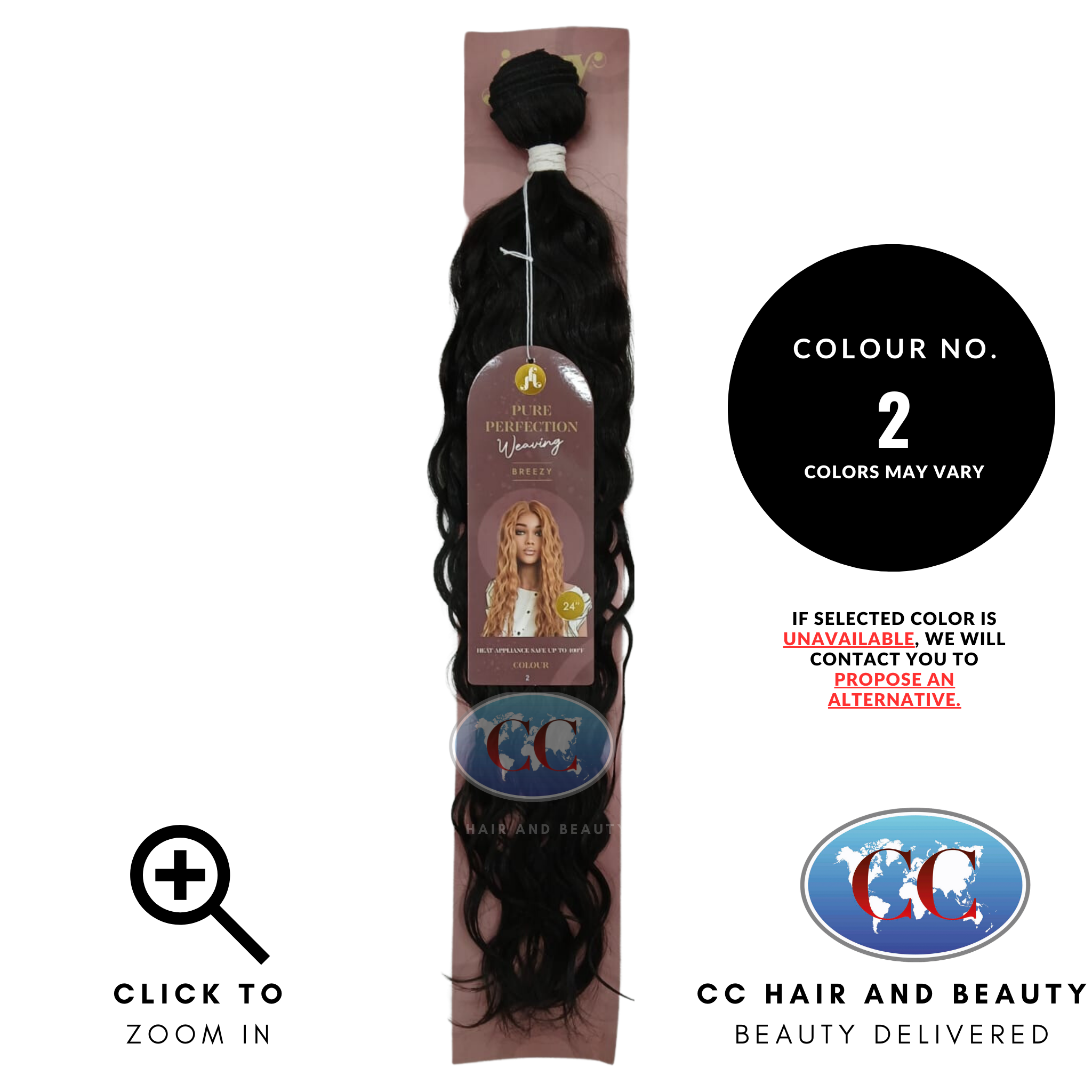 Jazzy Pure Perfection Weaving Hair - Breezy Wave-colour 2