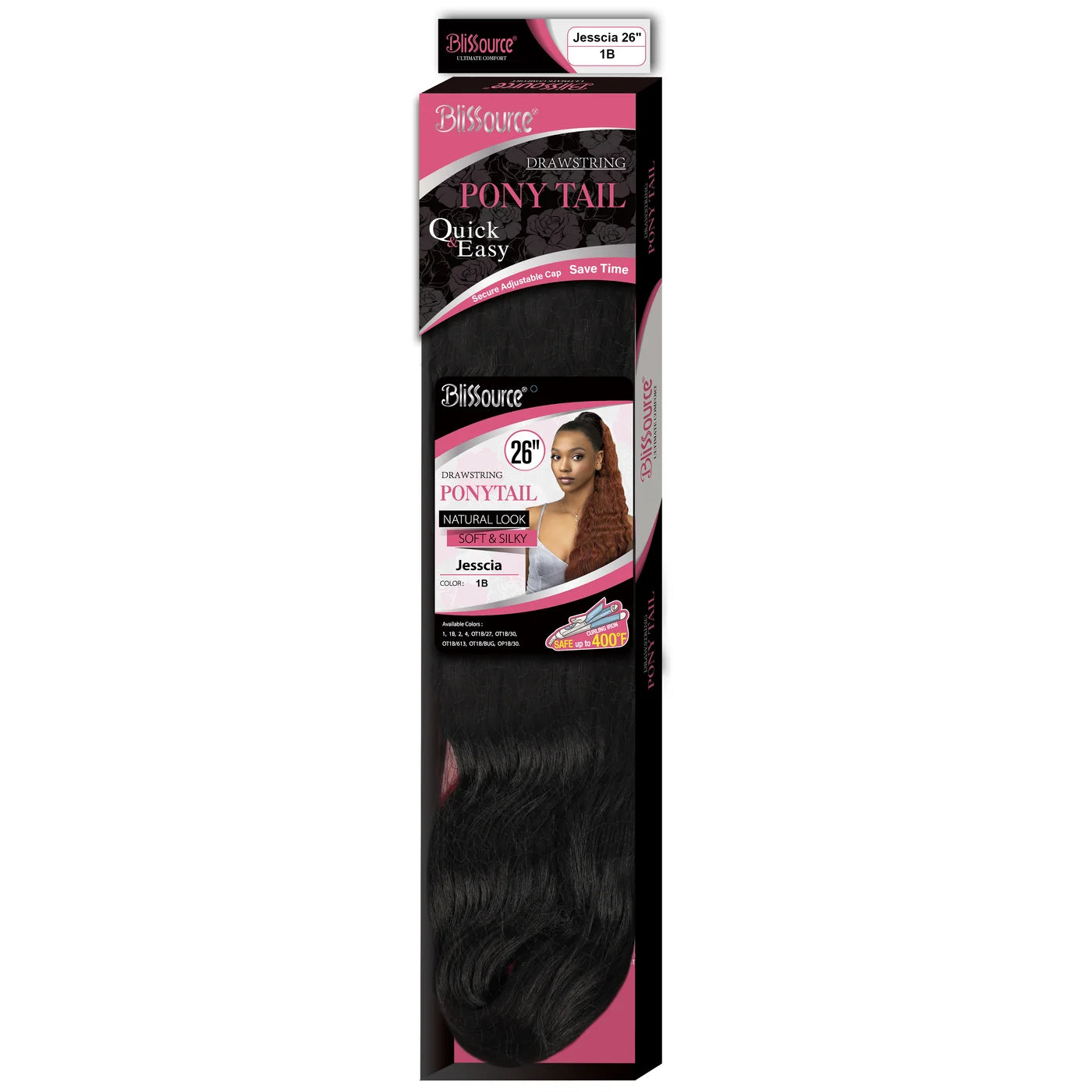 Blissource Drawstring Ponytail Jessica 26"