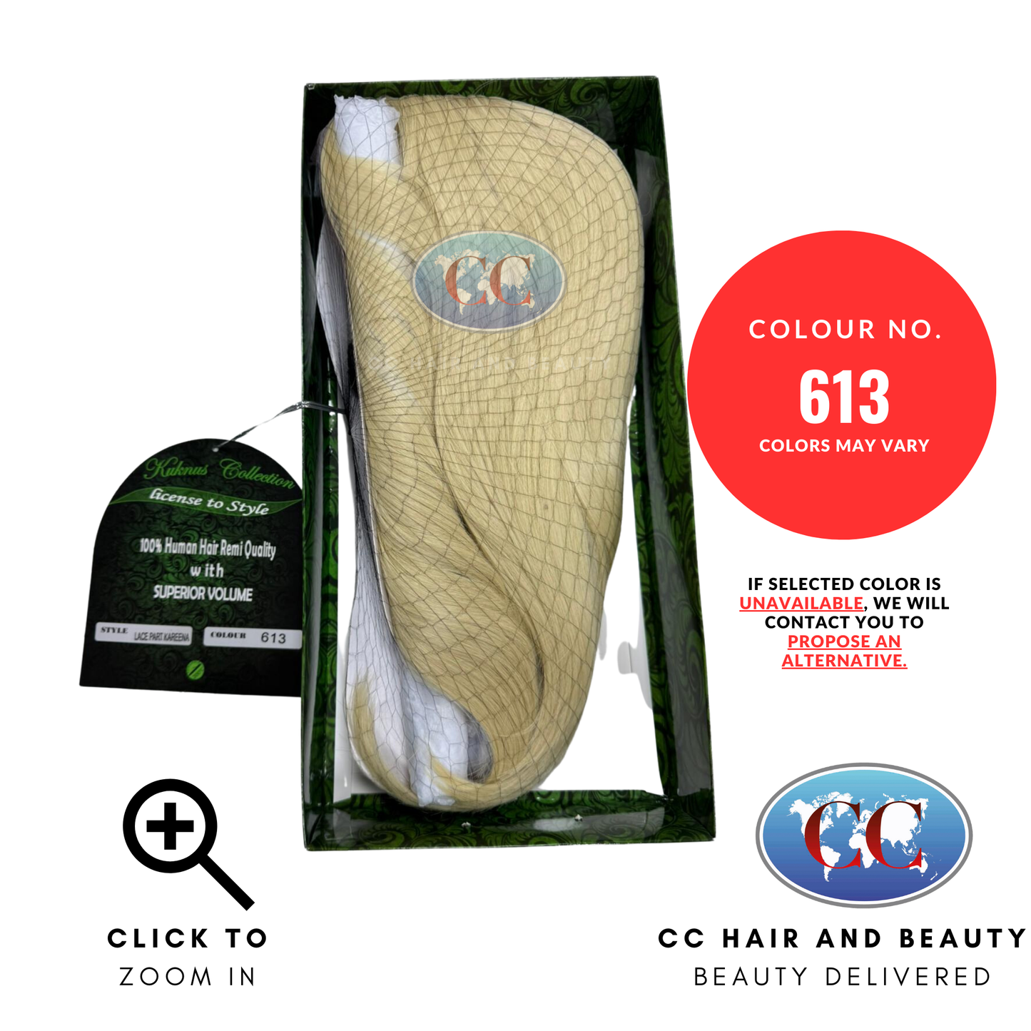 KAREENA LACE PART  100% Human Hair Remi Quality -Kuknus-Colour 613