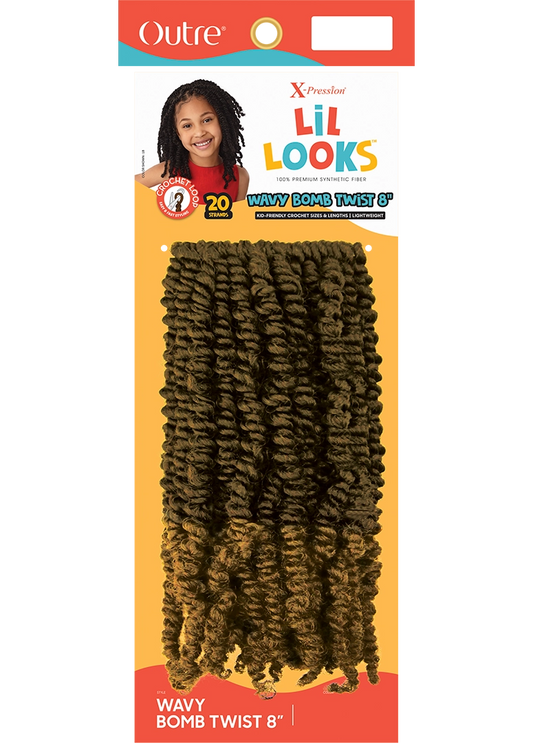 Outre X-pression Lil Looks - Wavy Bomb Twist 8"