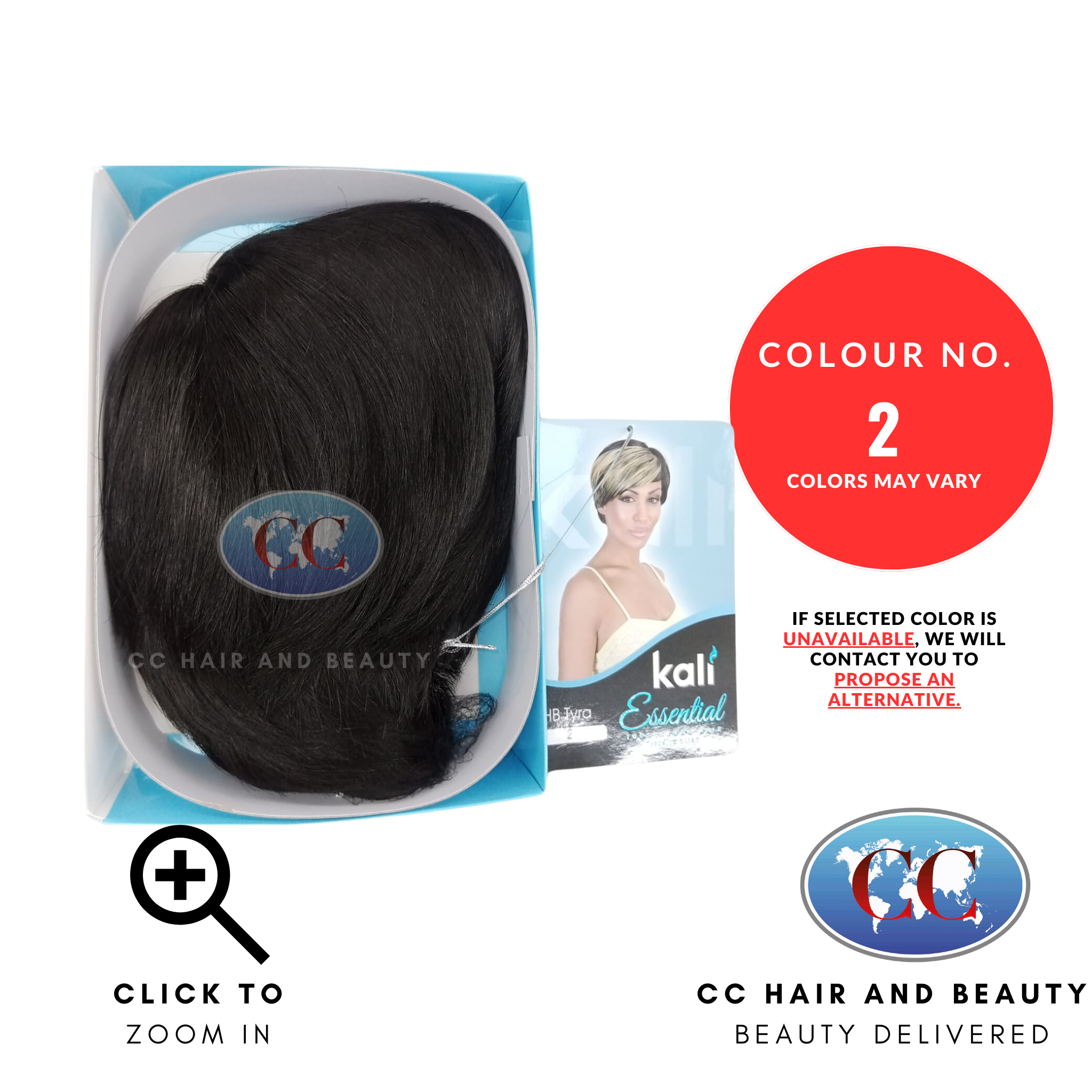 Kali Essential HB TYRA  100% Human Hair Premium Blend Best Quality Wig-colour 2