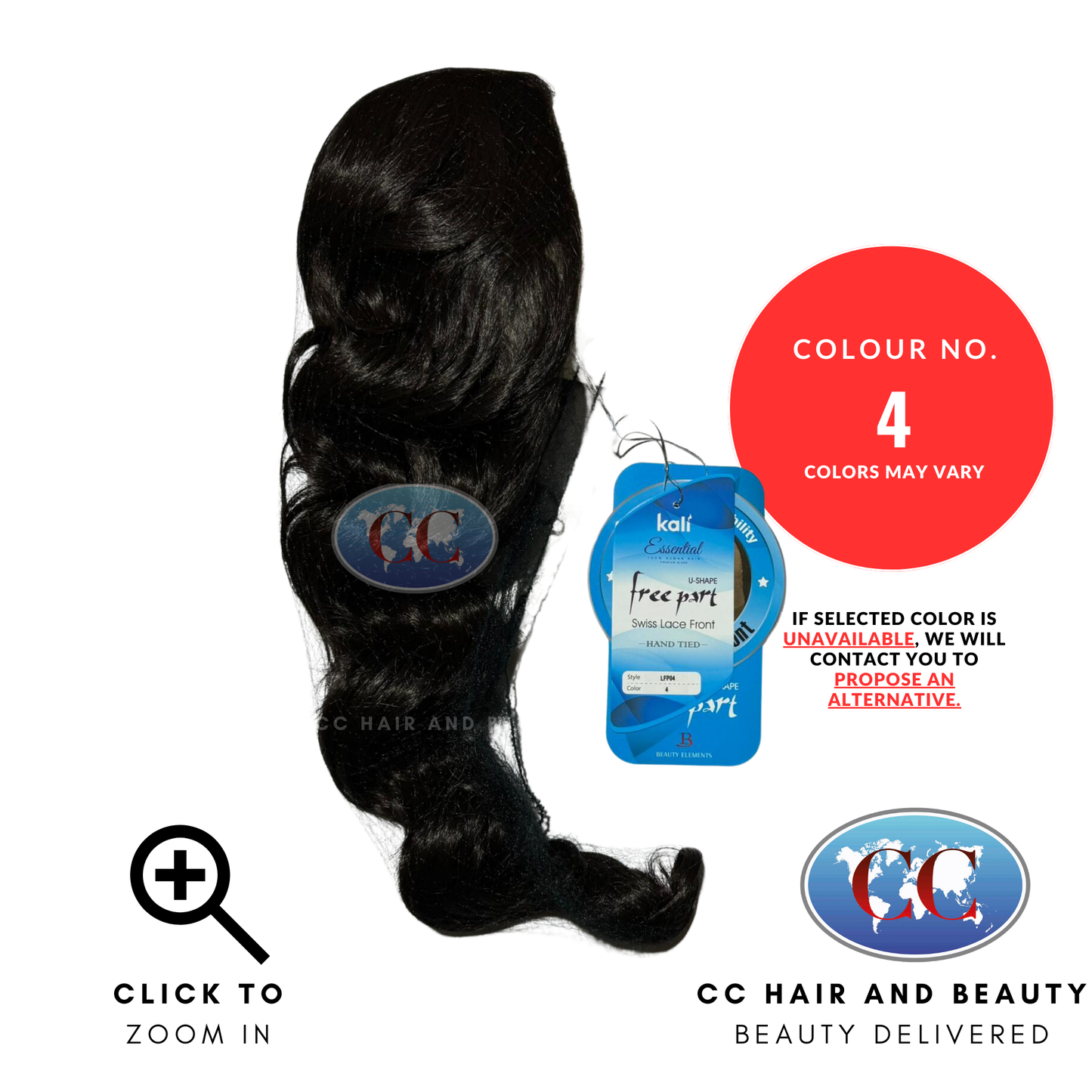 Kali Essential Lace Front 4 x 4 Hand Tied 100% Human Hair LFP04-Colour 4