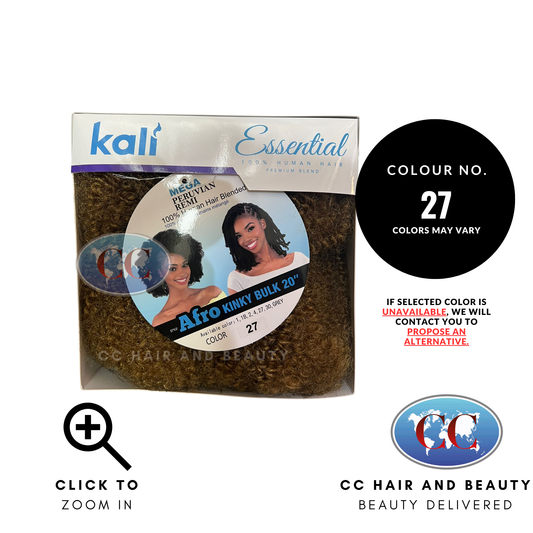 Kali Essetial 100% Human Hair Premium Blend Afro Kinky Bulk 20"-27 