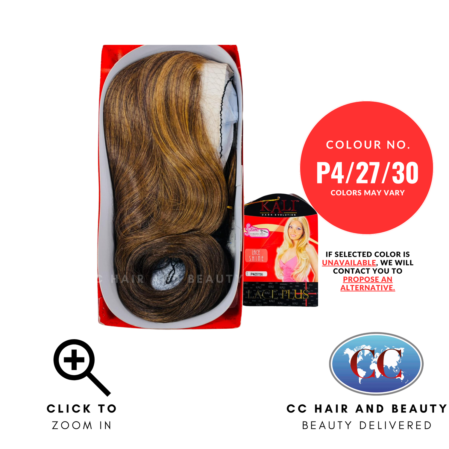 Kali Lace Shine Wig-colour P4/27/30