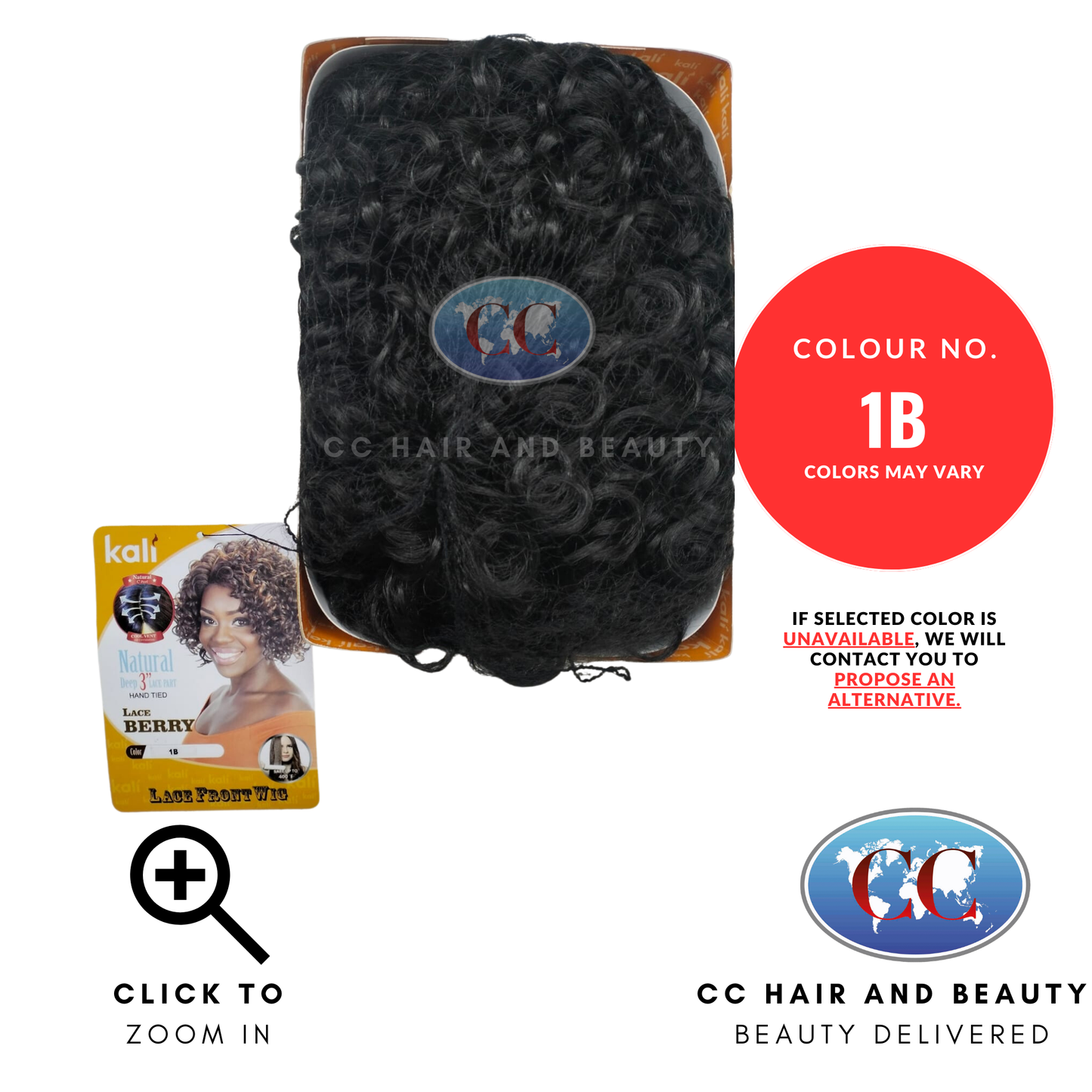 Kali Synthetic Hair Deep Part Lace Wig - Berry