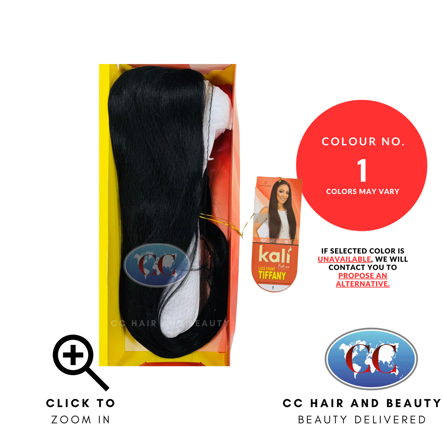 Kali Synthetic Hair Feel Me Lace Wig - Tiffany-Colour 1