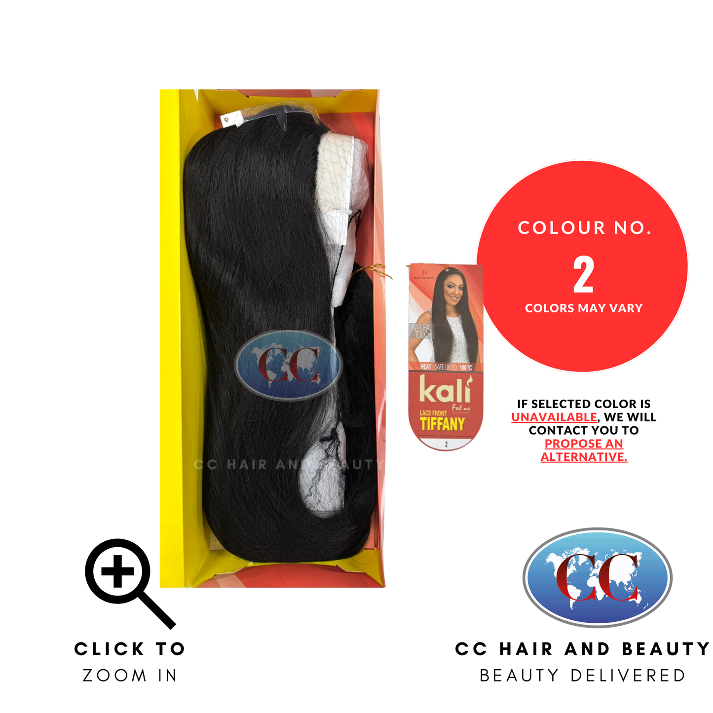 Kali Synthetic Hair Feel Me Lace Wig - Tiffany-Colour 2