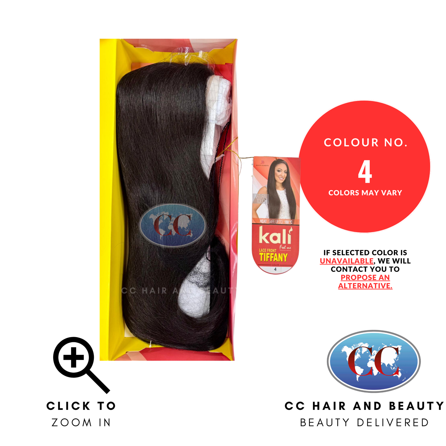Kali Synthetic Hair Feel Me Lace Wig - Tiffany-Colour 4