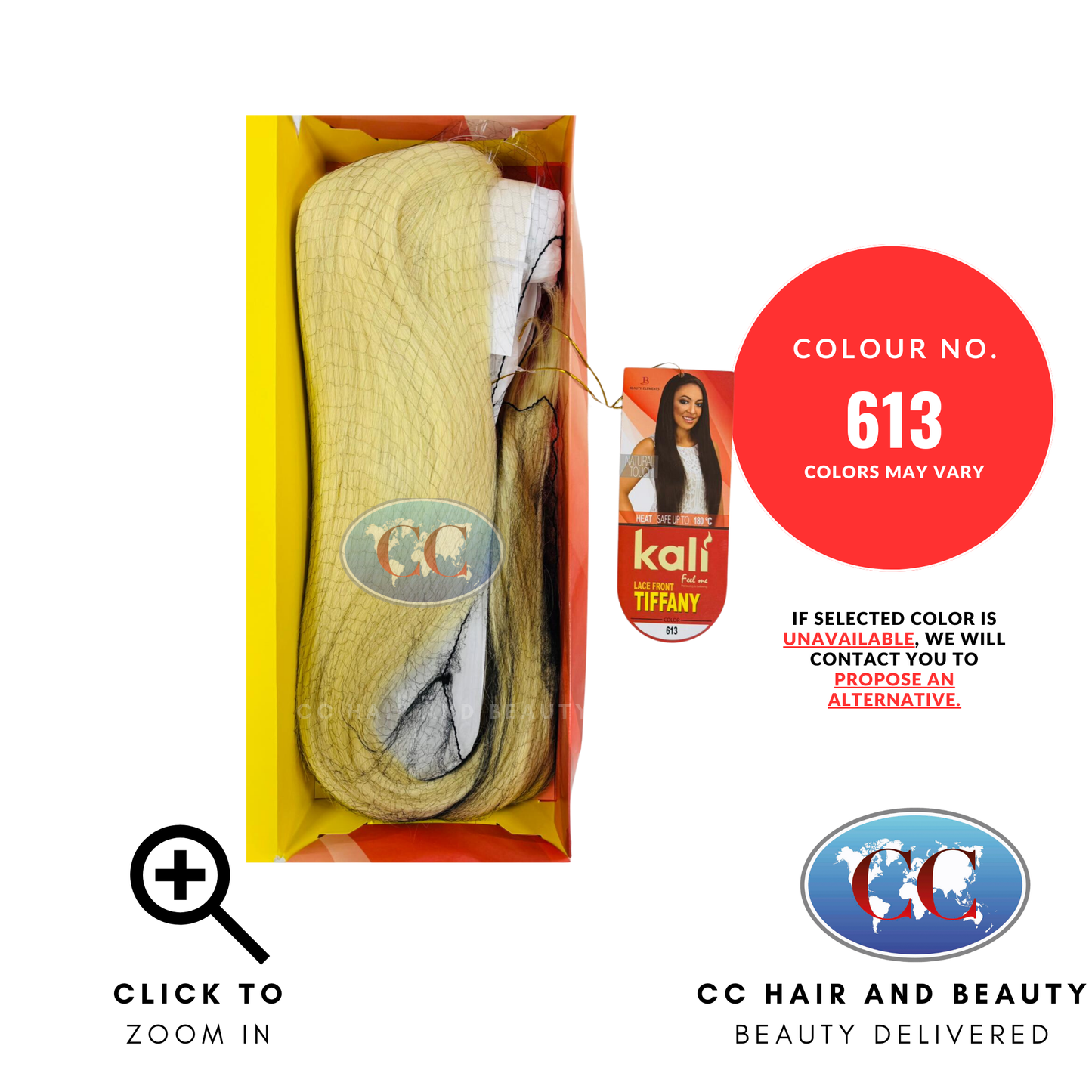 Kali Synthetic Hair Feel Me Lace Wig - Tiffany-Colour 613