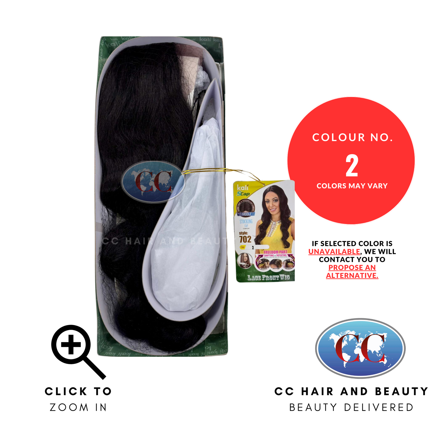Kali Synthetic Hair Freedom Part Lace Wig - 702-colour 2