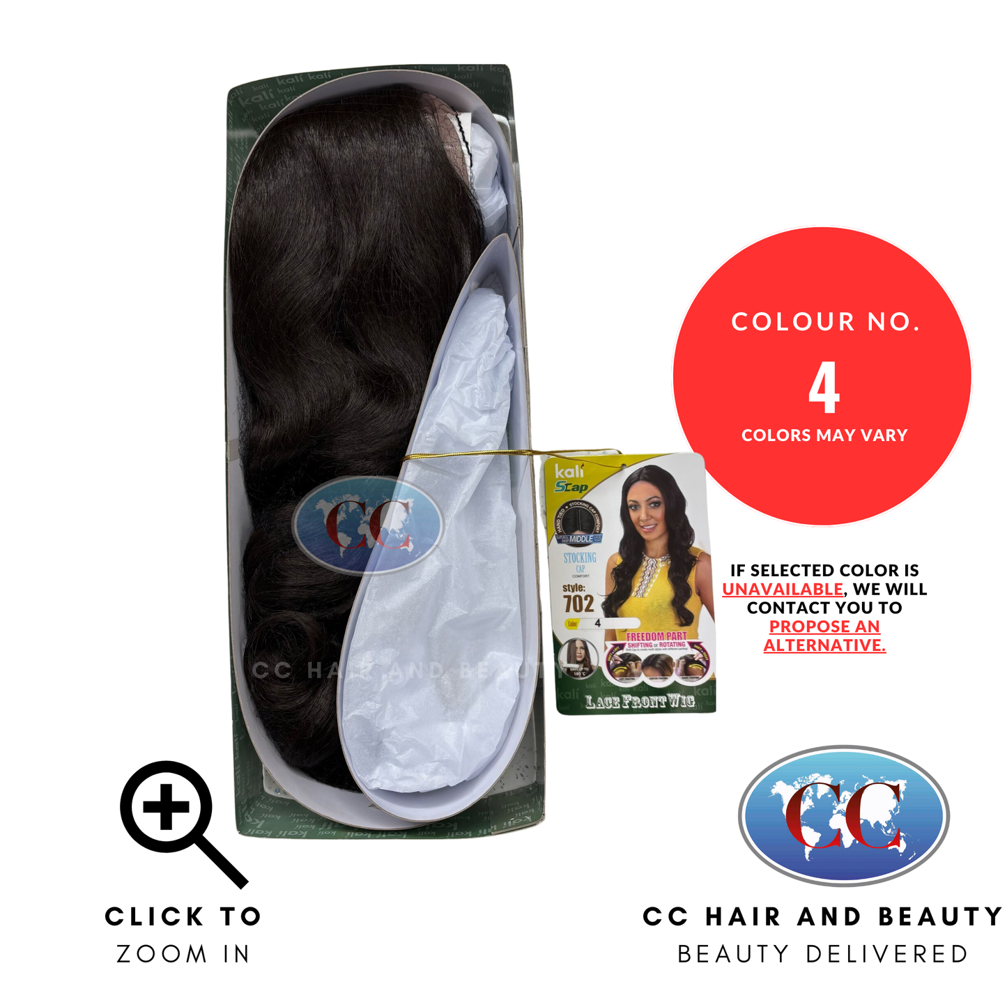 Kali Synthetic Hair Freedom Part Lace Wig - 702-colour 4