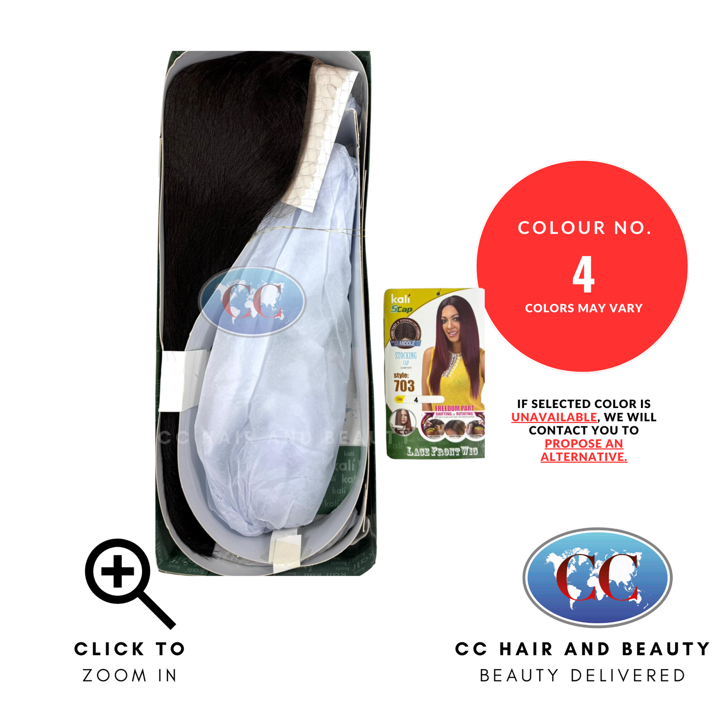 Kali Synthetic Hair Freedom Part Lace Wig - 703-colour 4