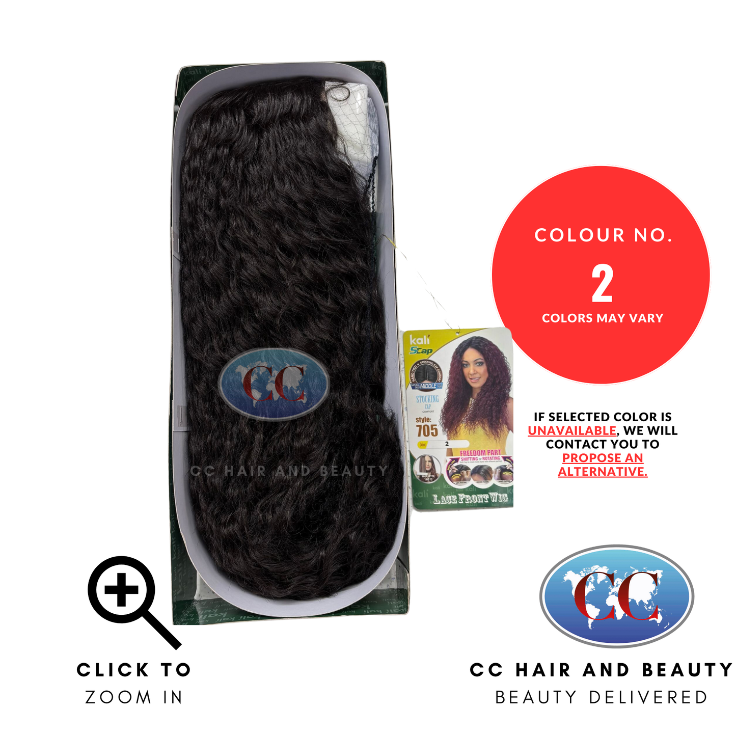 Kali Synthetic Hair Freedom Part Lace Wig - 705-Colour 2
