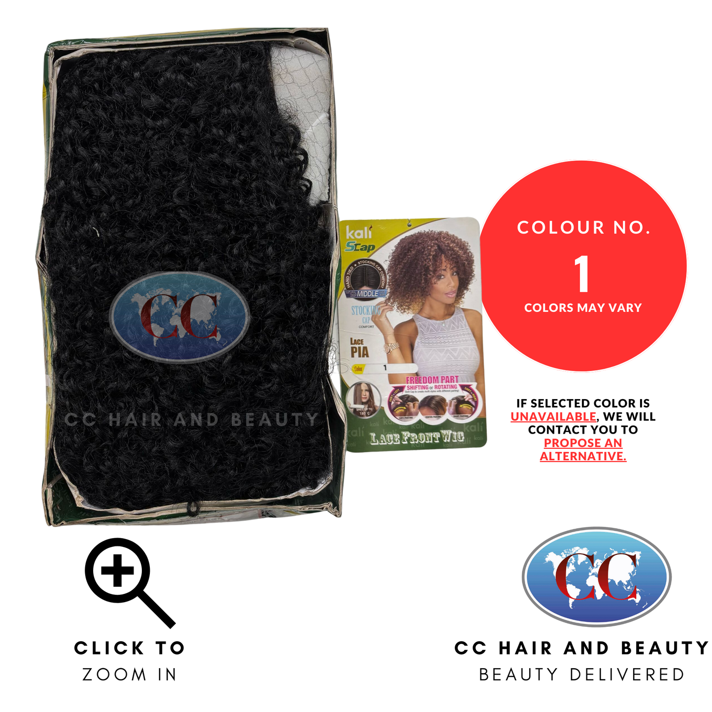 Kali Synthetic Hair Freedom Part Lace Wig - Pia-colour 1