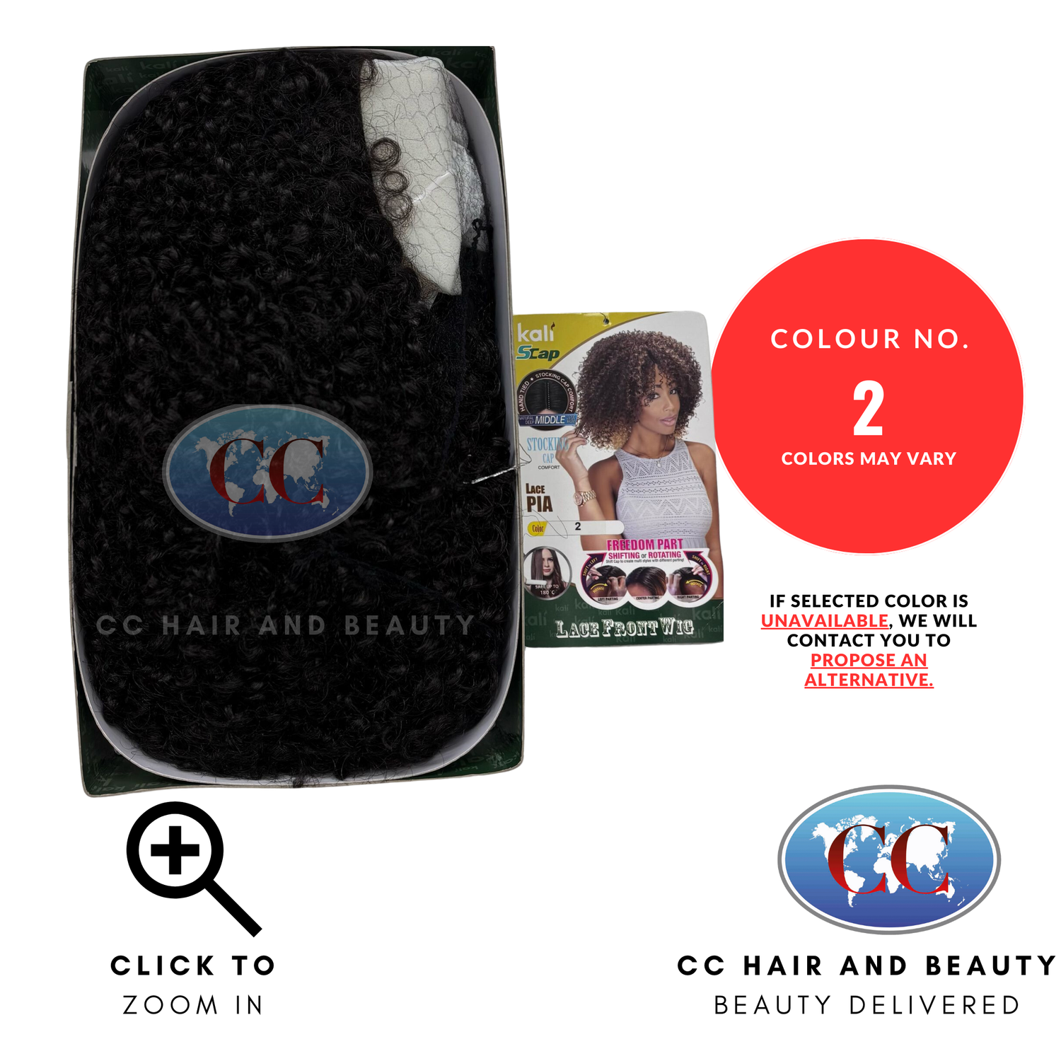 Kali Synthetic Hair Freedom Part Lace Wig - Pia-colour 2