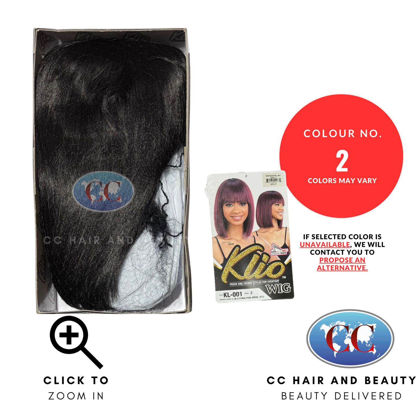 Klio Synthetic Hair Premium Wig - Kl-001-Colour 2