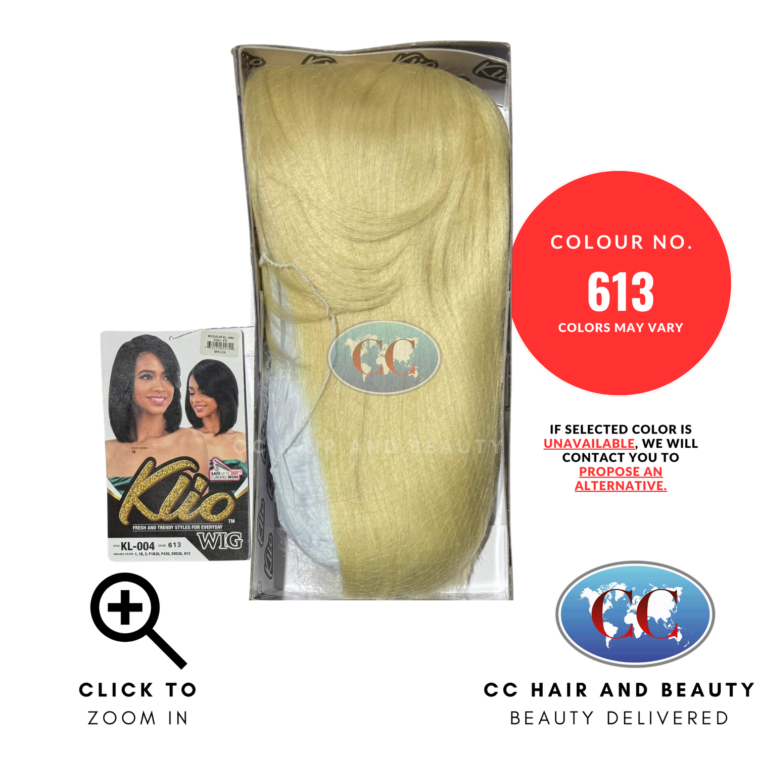 Klio Synthetic Hair Premium Wig - Kl-004-Colour 613