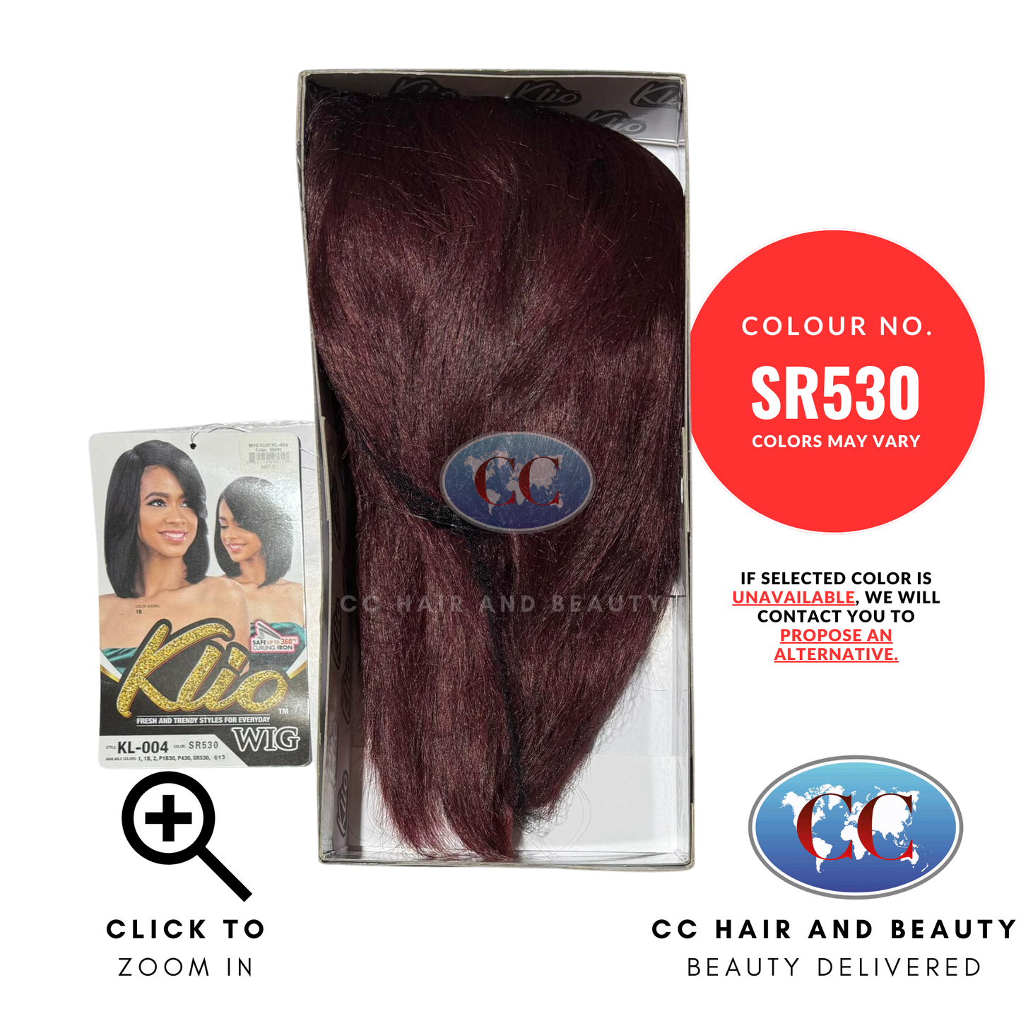 Klio Synthetic Hair Premium Wig - Kl-004-Colour SR530