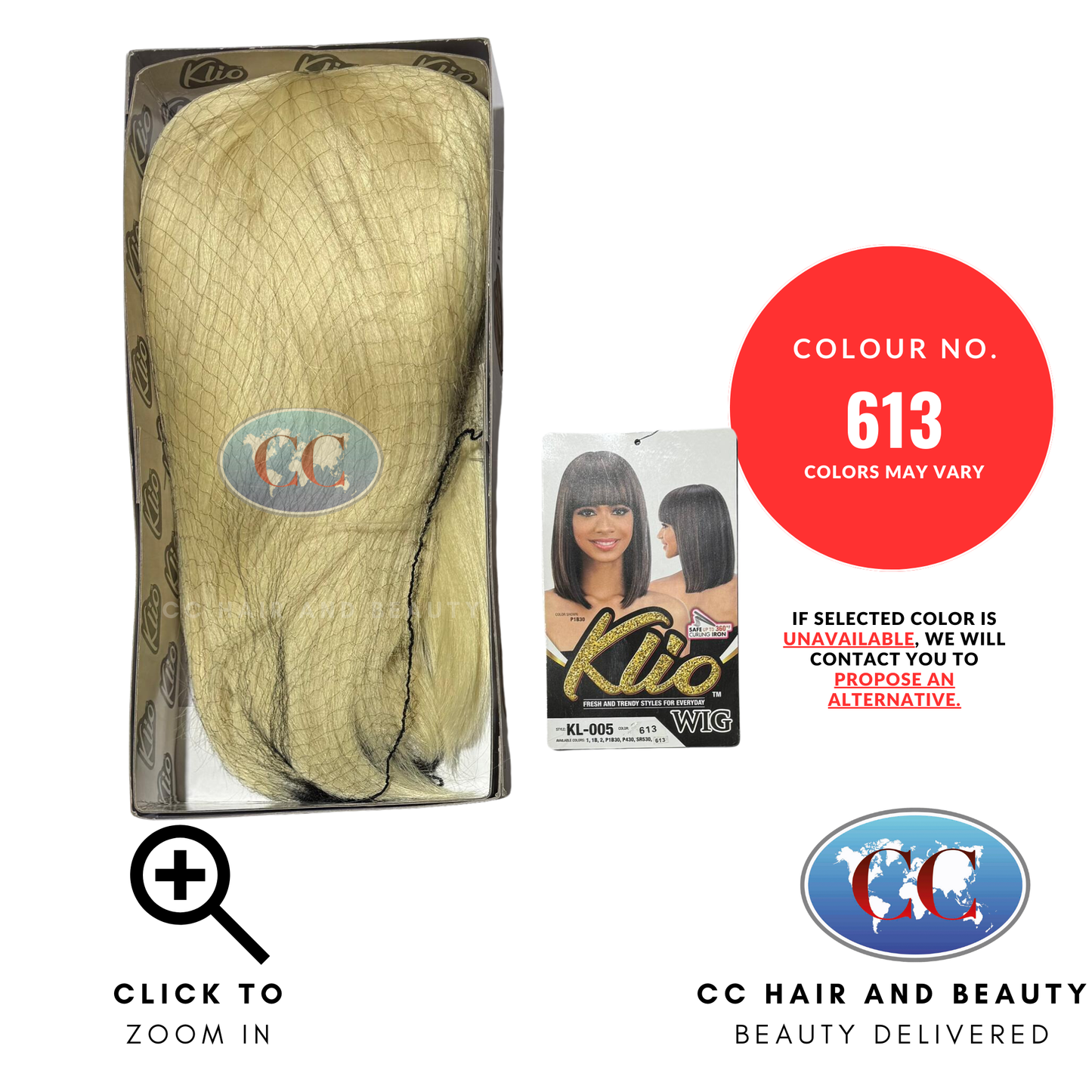 Klio Synthetic Hair Premium Wig - Kl-005-Colour 613