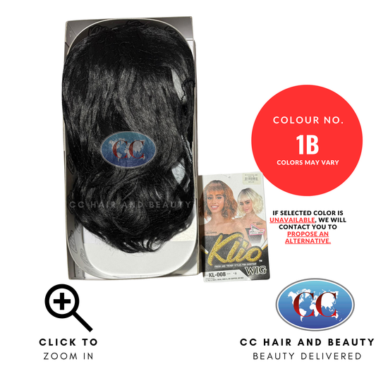 Klio Synthetic Hair Premium Wig - Kl-008-Colour 1B