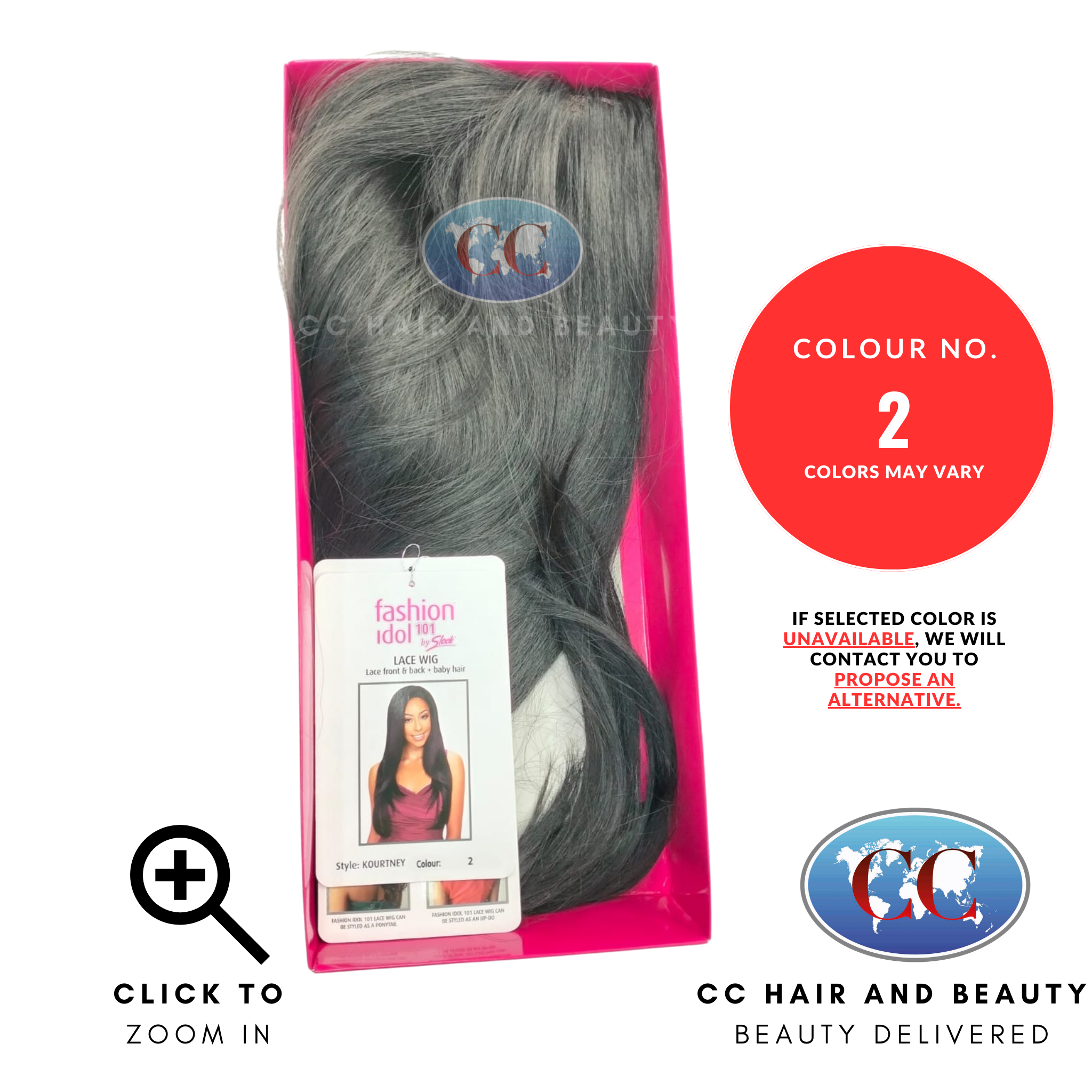 Sleek Fashion Idol Lace Wig - Kourtney Wig-Colour 2