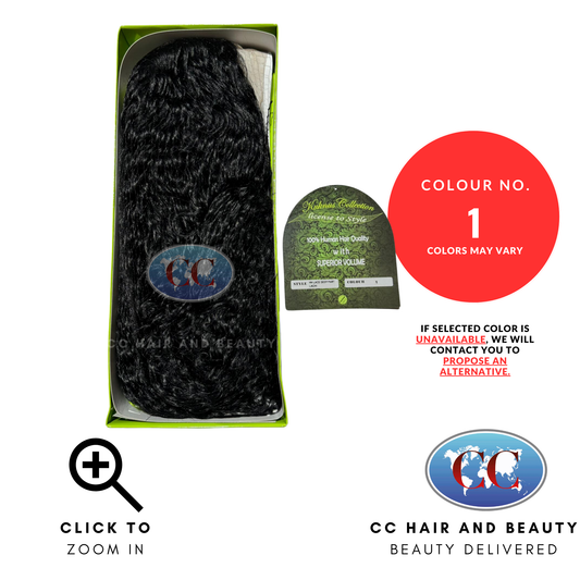 Kuknus Collection 100% Human Hair Remi Quality-HH LACE DEEP PART LACHI-Colour 1