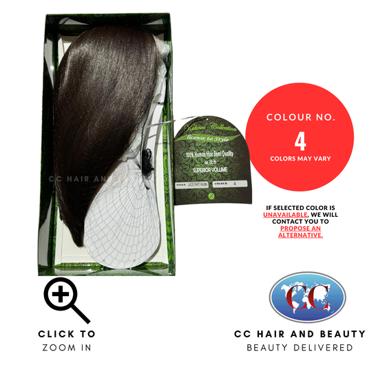 Kuknus Collection 100% Human Hair Remi Quality-LACE PART RAIMA-Colour 4