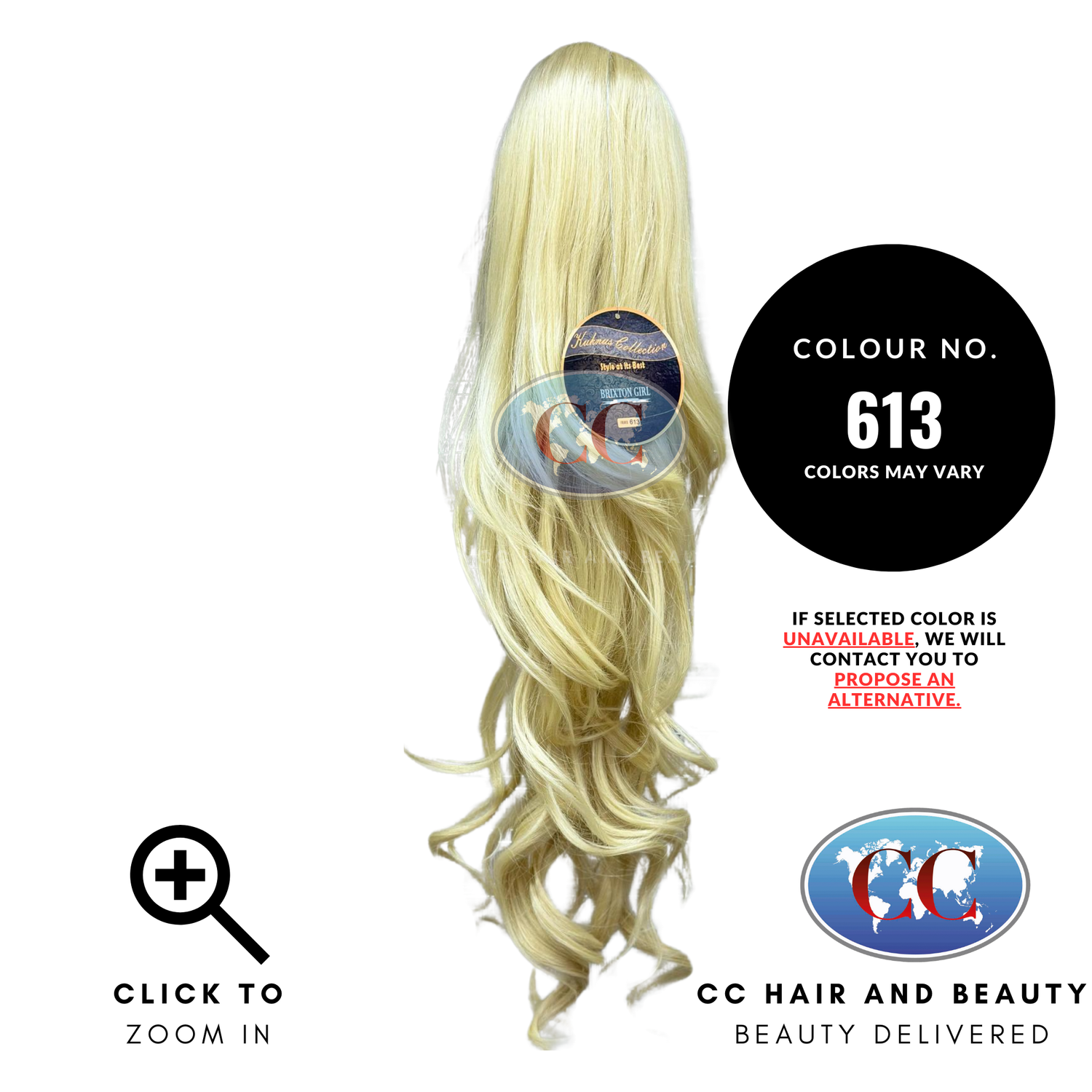 Kuknus Collection Brixton Girl Ponytail-Colour 613